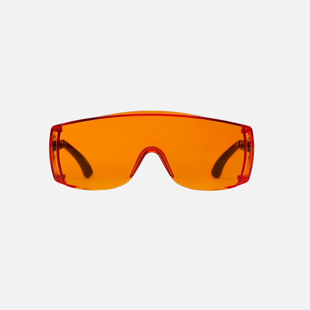 Lunettes de protection orange – anti-UV & anti-buée