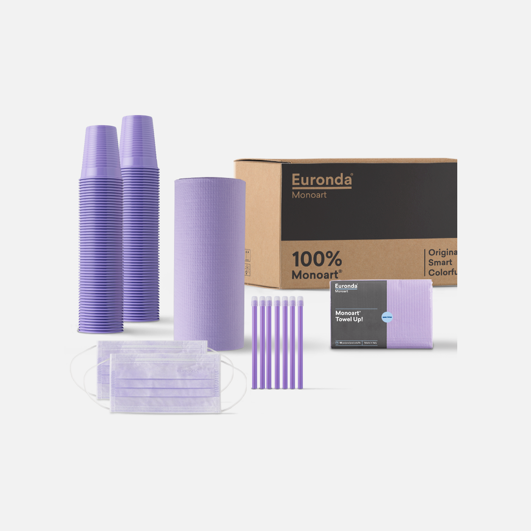 Kit dentaire coloré – 100 patients